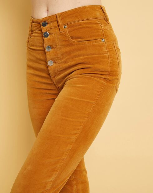 Pantalon en Velours Velvet St Nevada caramel