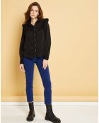 Chemise en jean Natural Gilda noire