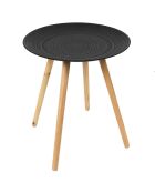 2 Tables gigognes Relief noir/marron