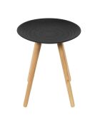 2 Tables gigognes Relief noir/marron