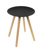 2 Tables gigognes Relief noir/marron
