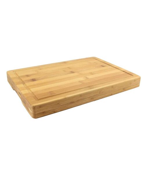 Planche en bambou marron - 39x3.7x28.2 cm