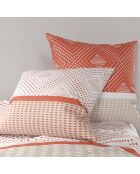 Parure housse de couette Kayle rouge