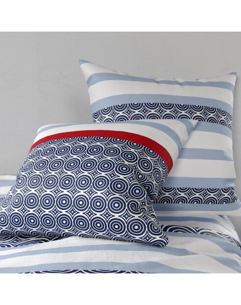 Juego de funda nórdica azul Santorini