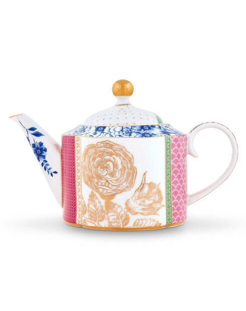 Koninklijke witte porseleinen theepot - 900 ml