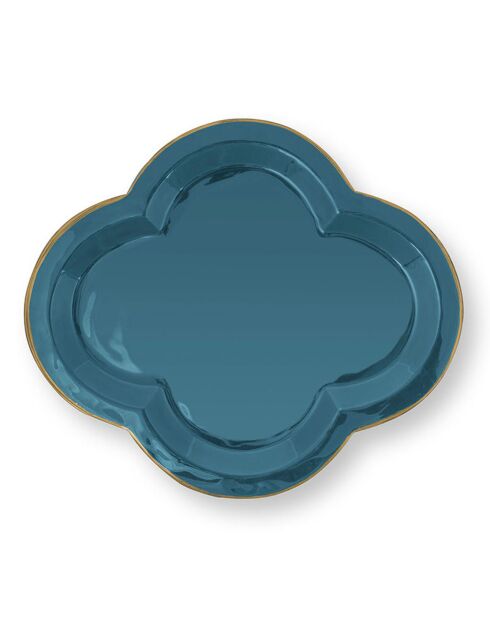 Plateau L bleu - 36x31 cm