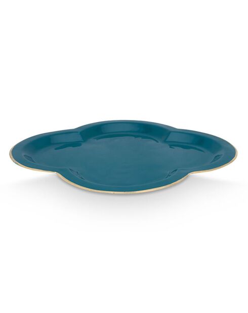 Plateau L bleu - 36x31 cm