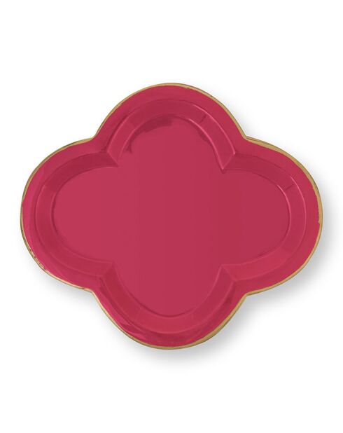 Plateau S rose - 30x26 cm