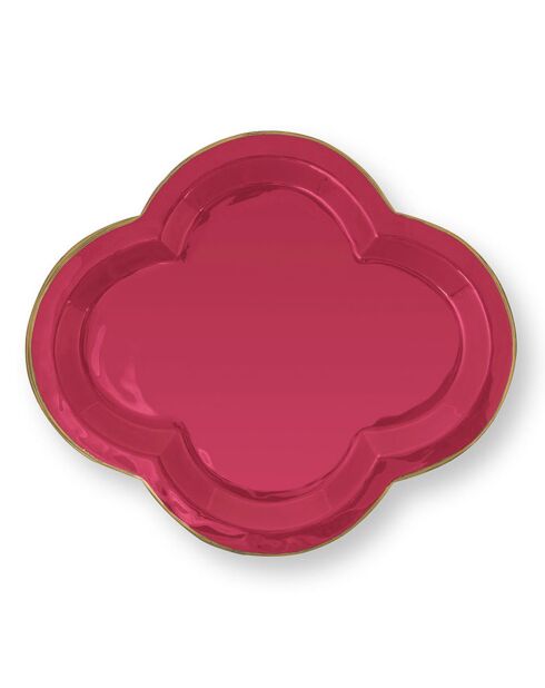Plateau L rose - 36x31 cm