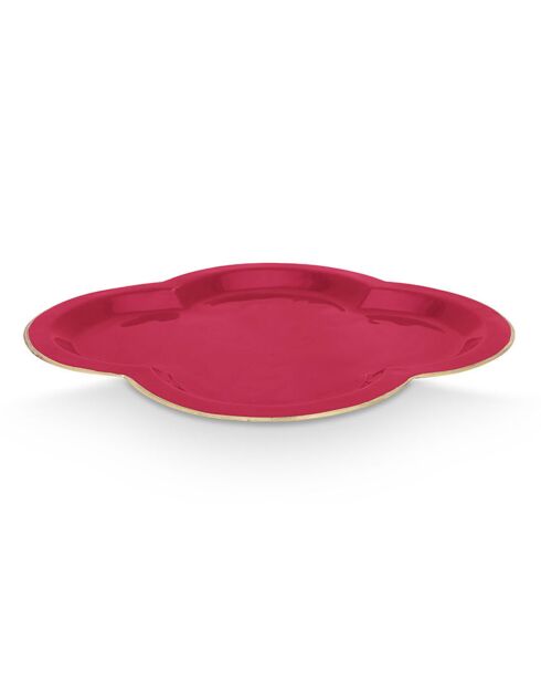 Plateau L rose - 36x31 cm