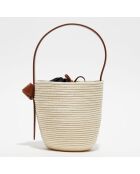 Sac à main Neutral Tri blanc cassé - 16x12x16 cm