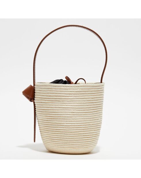 Sac à main Neutral Tri blanc cassé - 16x12x16 cm