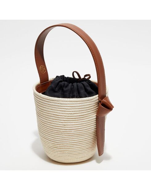 Sac à main Neutral Tri blanc cassé - 16x12x16 cm