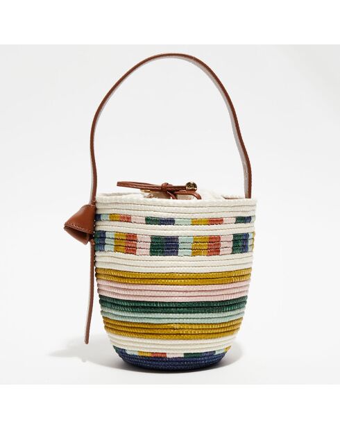 Sac à main Rainbow Block Stripe multicolore - 16x12x16 cm
