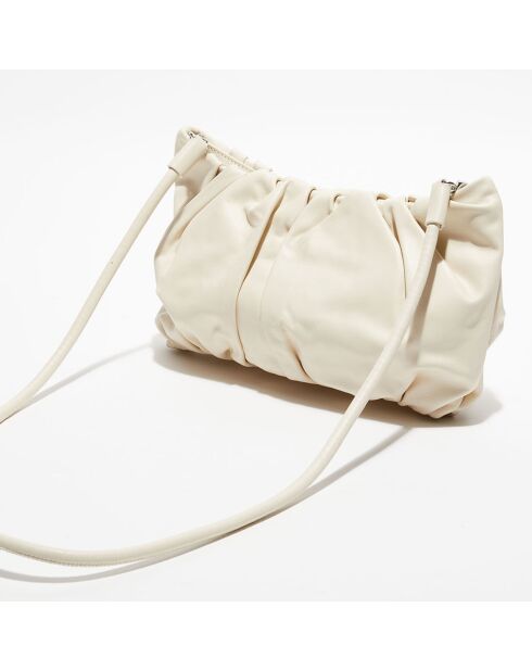 Sac à main en Cuir Bean Bag beige clair - 35x19x8,5 cm