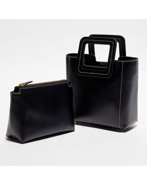 Sac à main Mini Tote noir - 21,5x19x10 cm