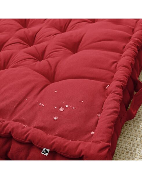 Coussin de sol Kala cerise - 50x50 cm