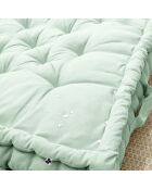 Coussin de sol Kala menthe - 50x50 cm