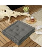 Coussin de sol Kala granit-  50x50 cm