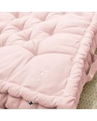Coussin de sol Kala pivoine - 50x50 cm