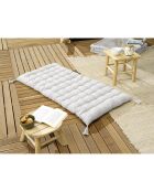 Matelas de sol avec pompons Kala nuage - 60x120 cm
