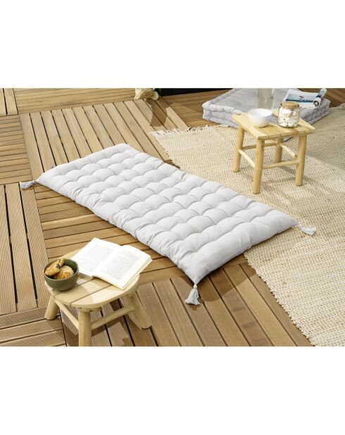 Matelas de sol avec pompons Kala nuage - 60x120 cm