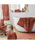 Asciugamano da bagno Garance in terracotta - 90x150 cm