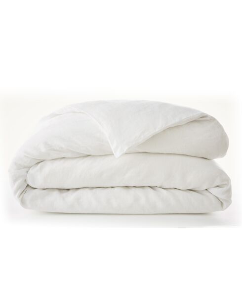 Housse de couette 100% Lin Soline craie
