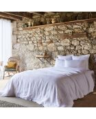 Housse de couette 100% Lin Soline craie