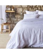 Housse de couette 100% Lin Soline craie