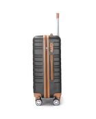 Valise Long Séjour 4 roues doubles Madeleine 70 cm noire