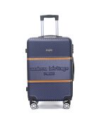 3 Valises 4 roues doubles Opera 50/60/70 cm bleu marine