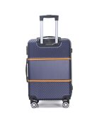 3 Valises 4 roues doubles Opera 50/60/70 cm bleu marine