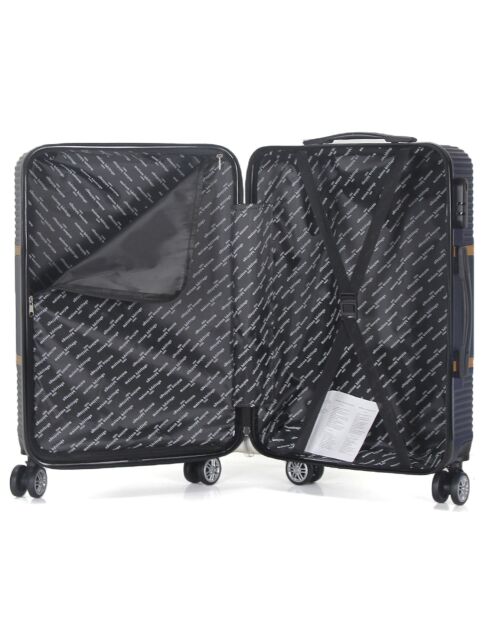3 Valises 4 roues doubles Opera 50/60/70 cm bleu marine