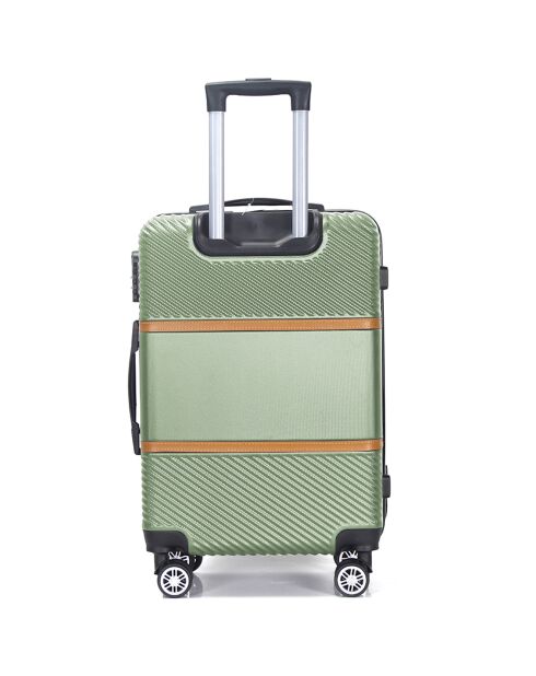 Valise Cabine 4 roues doubles Opéra 50 cm vert kaki
