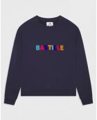 Sweat Bastille bleu foncé