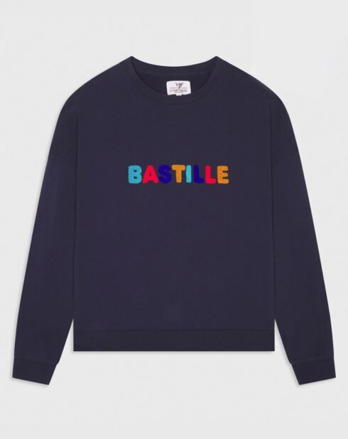 Sweat Bastille bleu foncé