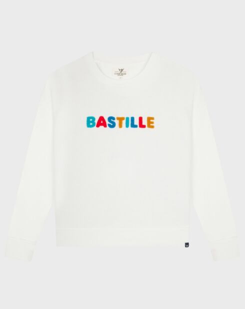 Sweat Bastille optical blanc