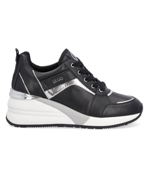 Sneakers en Cuir Alyssa noires