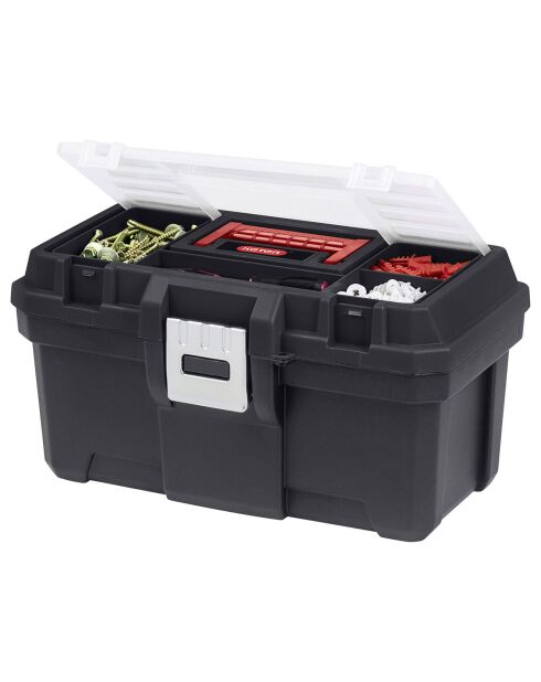 Boite à Outils Classic 16 noir/rouge - 39.7x21.3x20.6 cm
