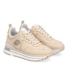 Sneakers en Cuir Wilow beiges