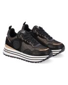 Sneakers en Cuir Noly noir/blanc