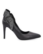 Escarpins en Cuir Vickie noirs