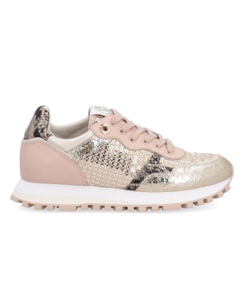 Baskets Arga beige/rose
