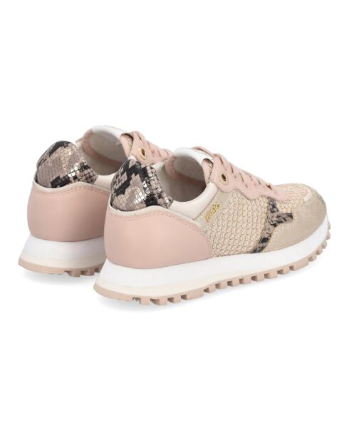 Baskets Arga beige/rose