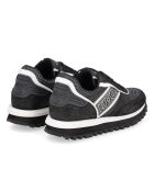 Sneakers en Cuir Up noir/argenté
