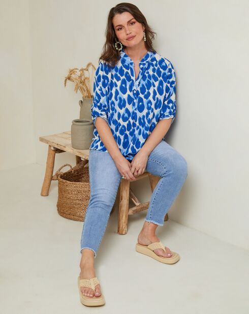 Blouse Marta bleu