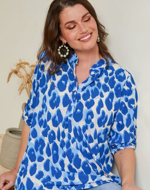 Blouse Marta bleu