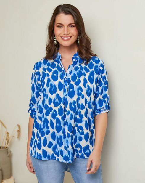 Blouse Marta bleu