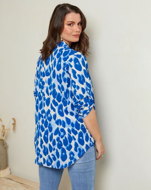 Blouse Marta bleu